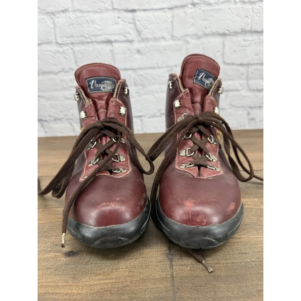 Vintage Vasque Skywalk Sundowner 7535 Gore-Tex Leather Hiking Boots Italy 8.5 M